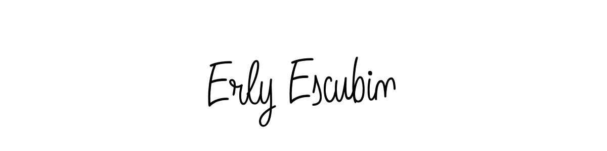 Also You can easily find your signature by using the search form. We will create Erly Escubin name handwritten signature images for you free of cost using Angelique-Rose-font-FFP sign style. Erly Escubin signature style 5 images and pictures png