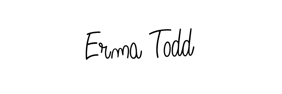 Similarly Angelique-Rose-font-FFP is the best handwritten signature design. Signature creator online .You can use it as an online autograph creator for name Erma Todd. Erma Todd signature style 5 images and pictures png