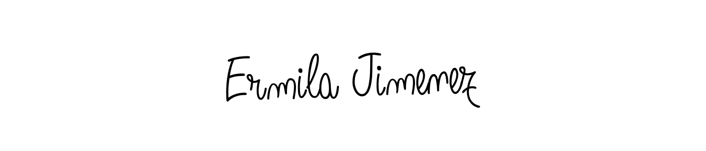 Make a beautiful signature design for name Ermila Jimenez. Use this online signature maker to create a handwritten signature for free. Ermila Jimenez signature style 5 images and pictures png
