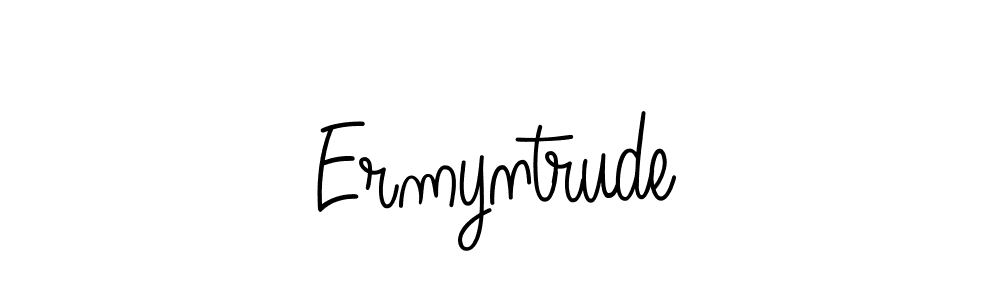How to make Ermyntrude signature? Angelique-Rose-font-FFP is a professional autograph style. Create handwritten signature for Ermyntrude name. Ermyntrude signature style 5 images and pictures png