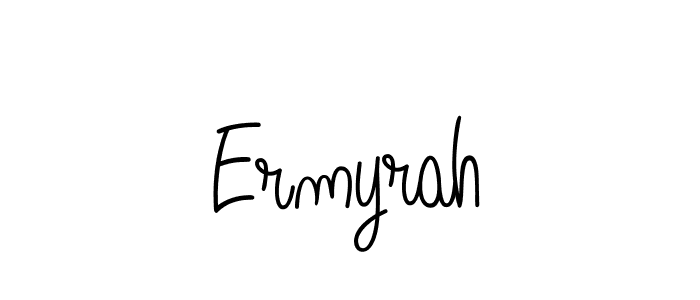 How to make Ermyrah signature? Angelique-Rose-font-FFP is a professional autograph style. Create handwritten signature for Ermyrah name. Ermyrah signature style 5 images and pictures png