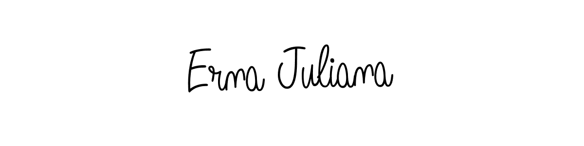 Check out images of Autograph of Erna Juliana name. Actor Erna Juliana Signature Style. Angelique-Rose-font-FFP is a professional sign style online. Erna Juliana signature style 5 images and pictures png