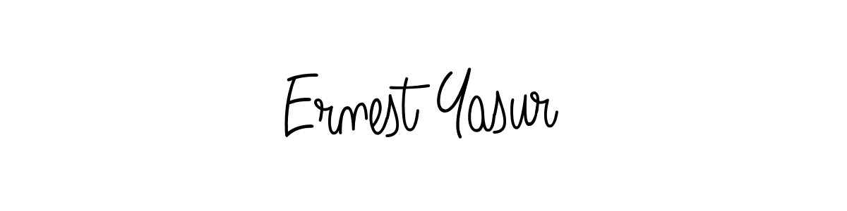 Make a short Ernest Yasur signature style. Manage your documents anywhere anytime using Angelique-Rose-font-FFP. Create and add eSignatures, submit forms, share and send files easily. Ernest Yasur signature style 5 images and pictures png