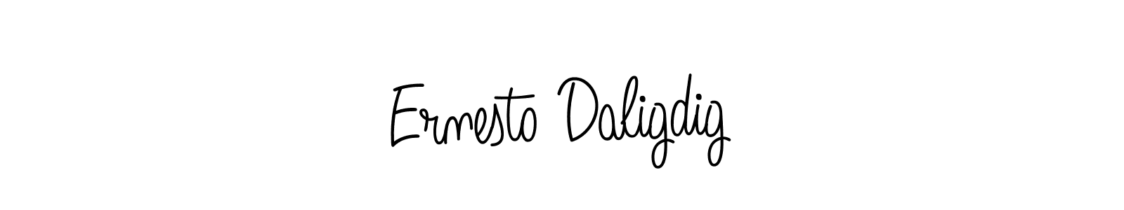 if you are searching for the best signature style for your name Ernesto Daligdig. so please give up your signature search. here we have designed multiple signature styles  using Angelique-Rose-font-FFP. Ernesto Daligdig signature style 5 images and pictures png