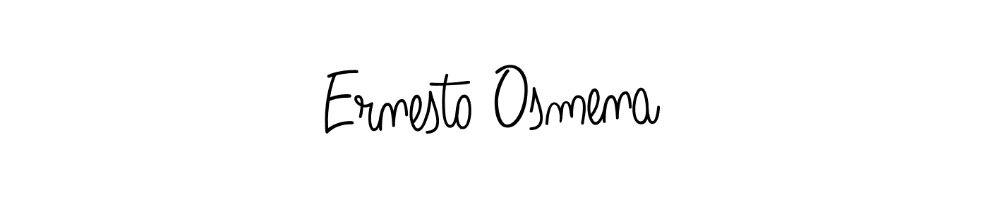Angelique-Rose-font-FFP is a professional signature style that is perfect for those who want to add a touch of class to their signature. It is also a great choice for those who want to make their signature more unique. Get Ernesto Osmena name to fancy signature for free. Ernesto Osmena signature style 5 images and pictures png