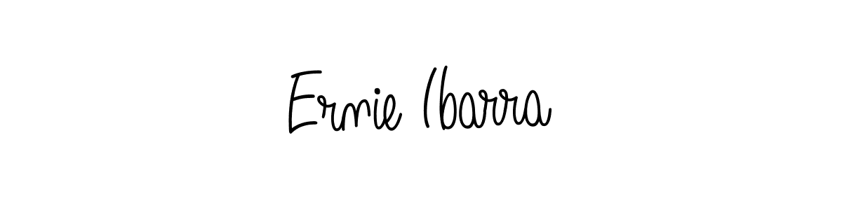 How to make Ernie Ibarra signature? Angelique-Rose-font-FFP is a professional autograph style. Create handwritten signature for Ernie Ibarra name. Ernie Ibarra signature style 5 images and pictures png