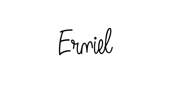 Best and Professional Signature Style for Erniel. Angelique-Rose-font-FFP Best Signature Style Collection. Erniel signature style 5 images and pictures png