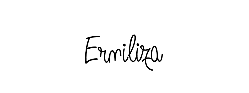 It looks lik you need a new signature style for name Erniliza. Design unique handwritten (Angelique-Rose-font-FFP) signature with our free signature maker in just a few clicks. Erniliza signature style 5 images and pictures png