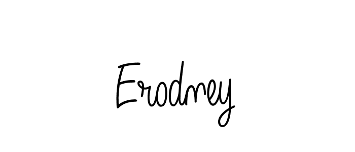You should practise on your own different ways (Angelique-Rose-font-FFP) to write your name (Erodney) in signature. don't let someone else do it for you. Erodney signature style 5 images and pictures png