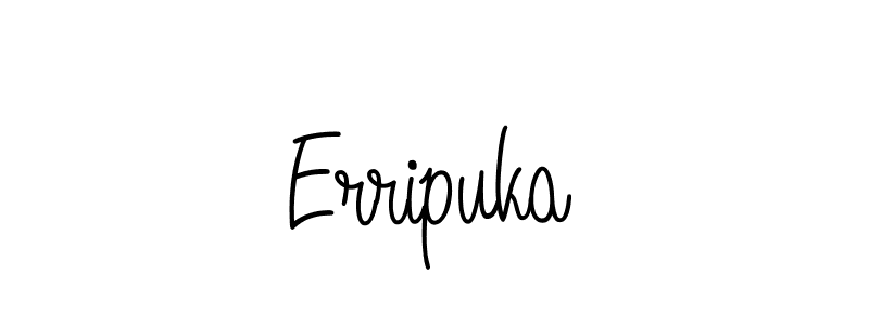 Check out images of Autograph of Erripuka name. Actor Erripuka Signature Style. Angelique-Rose-font-FFP is a professional sign style online. Erripuka signature style 5 images and pictures png