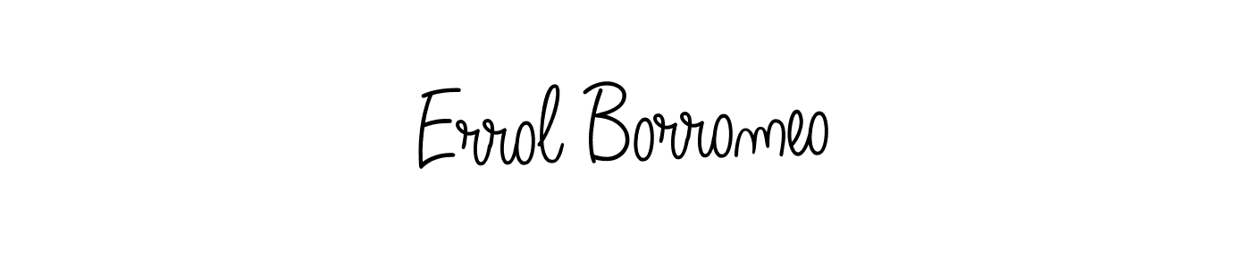 if you are searching for the best signature style for your name Errol Borromeo. so please give up your signature search. here we have designed multiple signature styles  using Angelique-Rose-font-FFP. Errol Borromeo signature style 5 images and pictures png