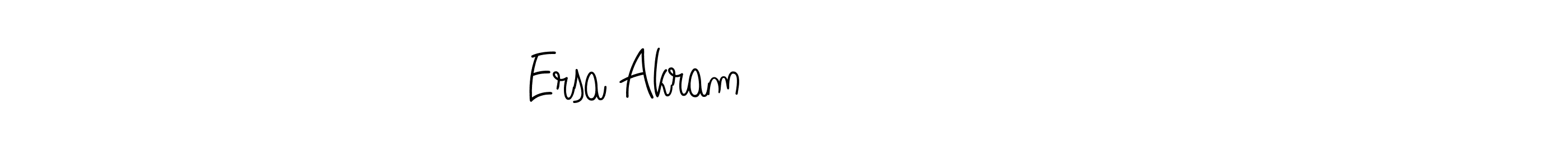 Create a beautiful signature design for name Ersa Akram ارسہ اکرم. With this signature (Angelique-Rose-font-FFP) fonts, you can make a handwritten signature for free. Ersa Akram ارسہ اکرم signature style 5 images and pictures png