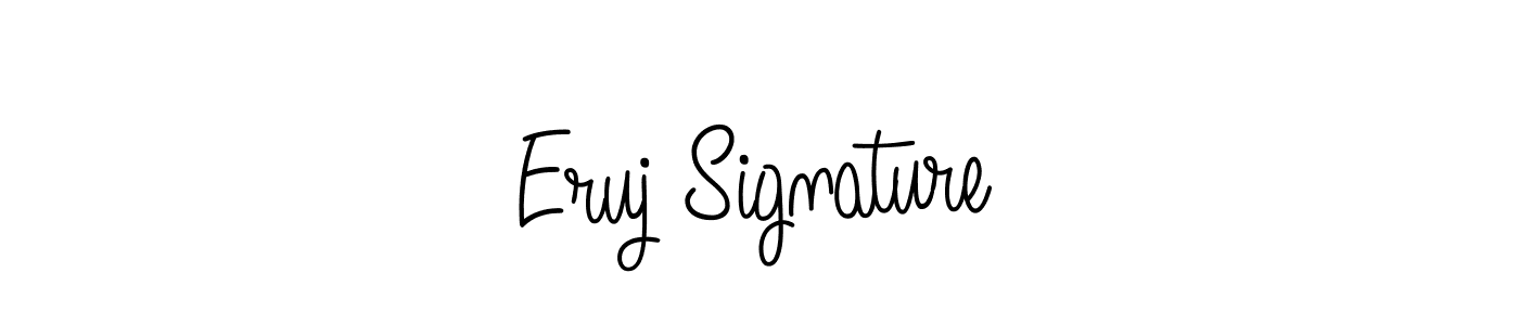 How to make Eruj Signature name signature. Use Angelique-Rose-font-FFP style for creating short signs online. This is the latest handwritten sign. Eruj Signature signature style 5 images and pictures png