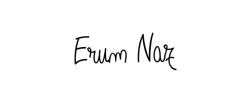 You can use this online signature creator to create a handwritten signature for the name Erum Naz. This is the best online autograph maker. Erum Naz signature style 5 images and pictures png