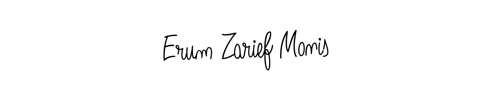 Best and Professional Signature Style for Erum Zarief Monis. Angelique-Rose-font-FFP Best Signature Style Collection. Erum Zarief Monis signature style 5 images and pictures png