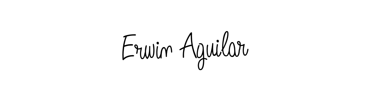 if you are searching for the best signature style for your name Erwin Aguilar. so please give up your signature search. here we have designed multiple signature styles  using Angelique-Rose-font-FFP. Erwin Aguilar signature style 5 images and pictures png