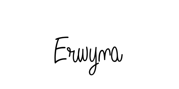 Make a beautiful signature design for name Erwyna. Use this online signature maker to create a handwritten signature for free. Erwyna signature style 5 images and pictures png