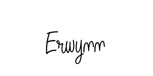 Once you've used our free online signature maker to create your best signature Angelique-Rose-font-FFP style, it's time to enjoy all of the benefits that Erwynn name signing documents. Erwynn signature style 5 images and pictures png