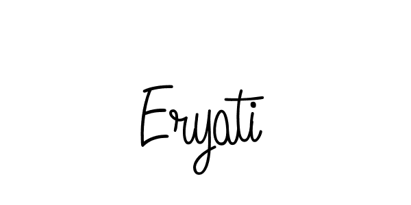 Create a beautiful signature design for name Eryati. With this signature (Angelique-Rose-font-FFP) fonts, you can make a handwritten signature for free. Eryati signature style 5 images and pictures png