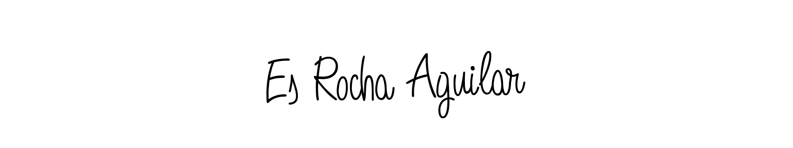 Also we have Es Rocha Aguilar name is the best signature style. Create professional handwritten signature collection using Angelique-Rose-font-FFP autograph style. Es Rocha Aguilar signature style 5 images and pictures png