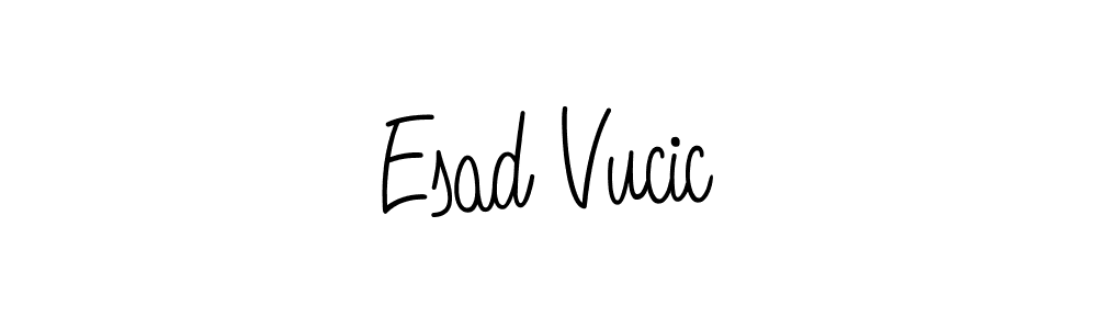 This is the best signature style for the Esad Vucic name. Also you like these signature font (Angelique-Rose-font-FFP). Mix name signature. Esad Vucic signature style 5 images and pictures png