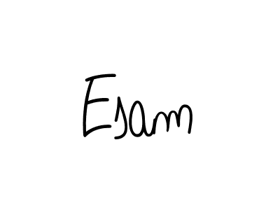 How to make Esam signature? Angelique-Rose-font-FFP is a professional autograph style. Create handwritten signature for Esam name. Esam signature style 5 images and pictures png