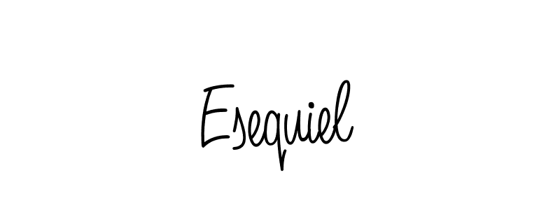 Use a signature maker to create a handwritten signature online. With this signature software, you can design (Angelique-Rose-font-FFP) your own signature for name Esequiel. Esequiel signature style 5 images and pictures png