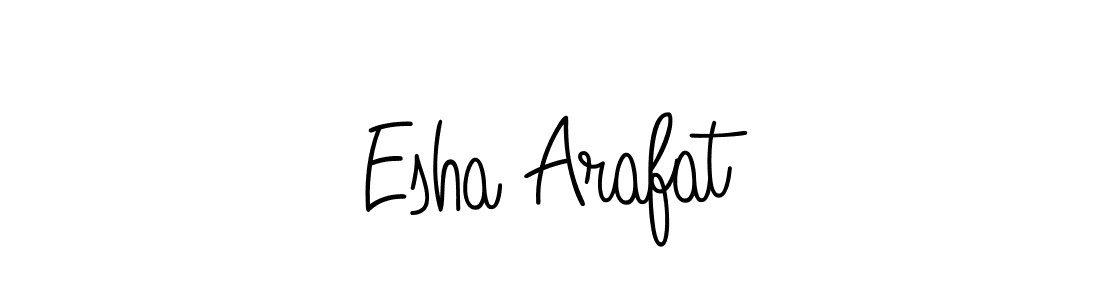 How to make Esha Arafat signature? Angelique-Rose-font-FFP is a professional autograph style. Create handwritten signature for Esha Arafat name. Esha Arafat signature style 5 images and pictures png