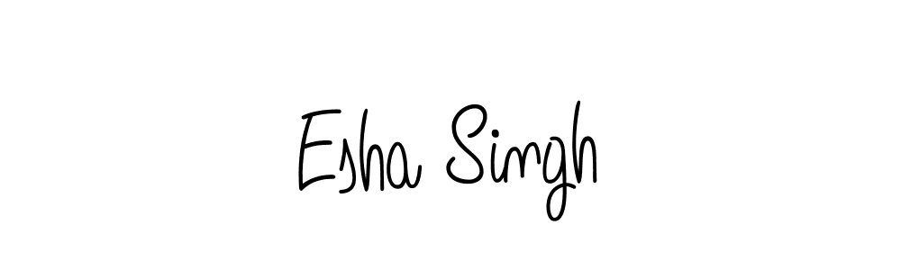 How to Draw Esha Singh signature style? Angelique-Rose-font-FFP is a latest design signature styles for name Esha Singh. Esha Singh signature style 5 images and pictures png