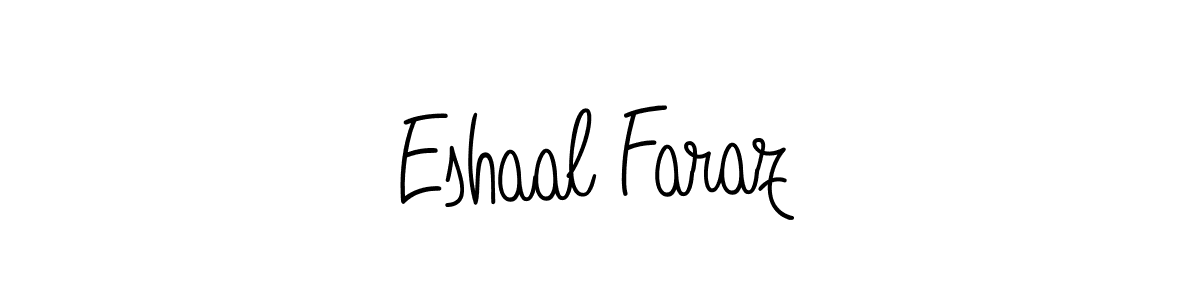 Angelique-Rose-font-FFP is a professional signature style that is perfect for those who want to add a touch of class to their signature. It is also a great choice for those who want to make their signature more unique. Get Eshaal Faraz name to fancy signature for free. Eshaal Faraz signature style 5 images and pictures png