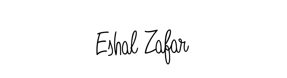 It looks lik you need a new signature style for name Eshal Zafar. Design unique handwritten (Angelique-Rose-font-FFP) signature with our free signature maker in just a few clicks. Eshal Zafar signature style 5 images and pictures png