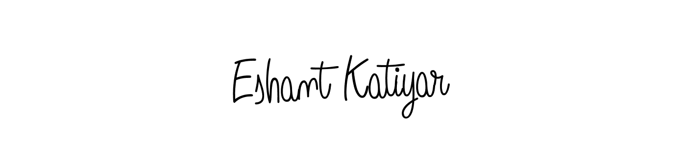 Also we have Eshant Katiyar name is the best signature style. Create professional handwritten signature collection using Angelique-Rose-font-FFP autograph style. Eshant Katiyar signature style 5 images and pictures png