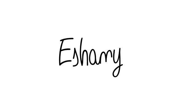 Design your own signature with our free online signature maker. With this signature software, you can create a handwritten (Angelique-Rose-font-FFP) signature for name Eshany. Eshany signature style 5 images and pictures png