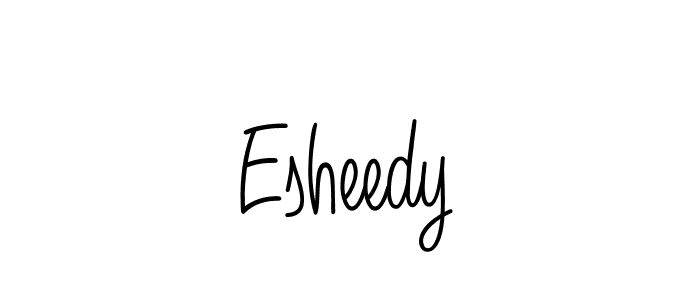 Create a beautiful signature design for name Esheedy. With this signature (Angelique-Rose-font-FFP) fonts, you can make a handwritten signature for free. Esheedy signature style 5 images and pictures png