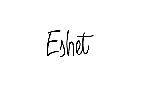 How to make Eshet signature? Angelique-Rose-font-FFP is a professional autograph style. Create handwritten signature for Eshet name. Eshet signature style 5 images and pictures png