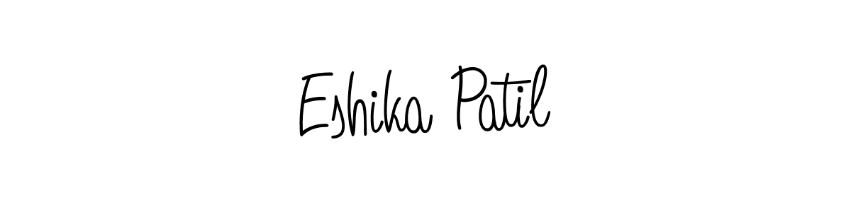Check out images of Autograph of Eshika Patil name. Actor Eshika Patil Signature Style. Angelique-Rose-font-FFP is a professional sign style online. Eshika Patil signature style 5 images and pictures png