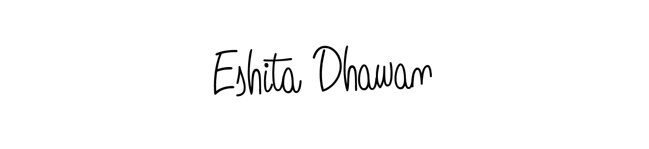 Also You can easily find your signature by using the search form. We will create Eshita Dhawan name handwritten signature images for you free of cost using Angelique-Rose-font-FFP sign style. Eshita Dhawan signature style 5 images and pictures png