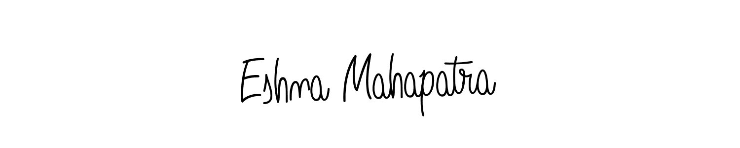 Use a signature maker to create a handwritten signature online. With this signature software, you can design (Angelique-Rose-font-FFP) your own signature for name Eshna Mahapatra. Eshna Mahapatra signature style 5 images and pictures png