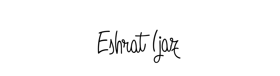 Create a beautiful signature design for name Eshrat Ijaz. With this signature (Angelique-Rose-font-FFP) fonts, you can make a handwritten signature for free. Eshrat Ijaz signature style 5 images and pictures png