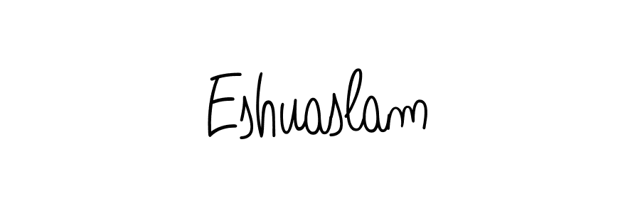 Make a short Eshuaslam signature style. Manage your documents anywhere anytime using Angelique-Rose-font-FFP. Create and add eSignatures, submit forms, share and send files easily. Eshuaslam signature style 5 images and pictures png