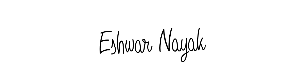 How to make Eshwar Nayak signature? Angelique-Rose-font-FFP is a professional autograph style. Create handwritten signature for Eshwar Nayak name. Eshwar Nayak signature style 5 images and pictures png