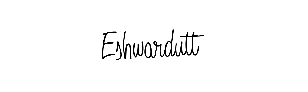 Create a beautiful signature design for name Eshwardutt. With this signature (Angelique-Rose-font-FFP) fonts, you can make a handwritten signature for free. Eshwardutt signature style 5 images and pictures png