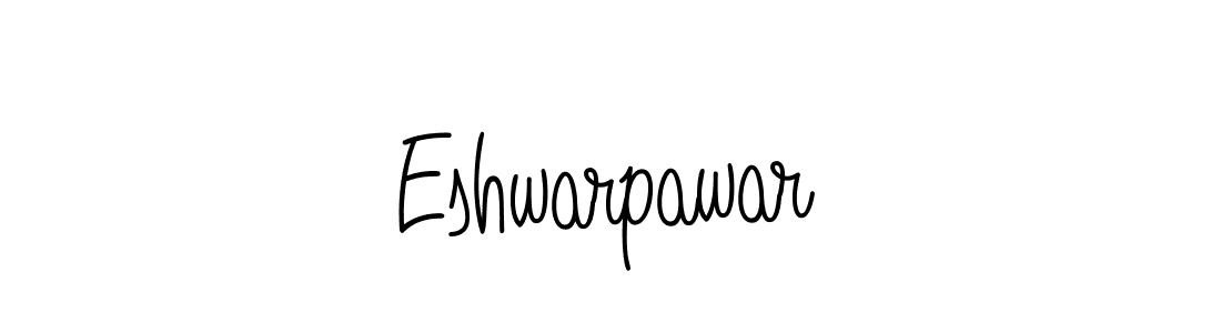 Create a beautiful signature design for name Eshwarpawar. With this signature (Angelique-Rose-font-FFP) fonts, you can make a handwritten signature for free. Eshwarpawar signature style 5 images and pictures png