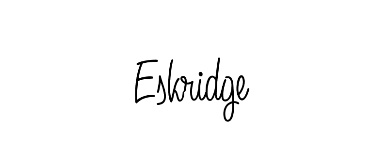 Use a signature maker to create a handwritten signature online. With this signature software, you can design (Angelique-Rose-font-FFP) your own signature for name Eskridge. Eskridge signature style 5 images and pictures png