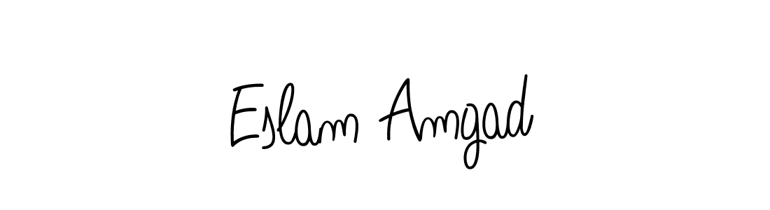 Angelique-Rose-font-FFP is a professional signature style that is perfect for those who want to add a touch of class to their signature. It is also a great choice for those who want to make their signature more unique. Get Eslam Amgad name to fancy signature for free. Eslam Amgad signature style 5 images and pictures png