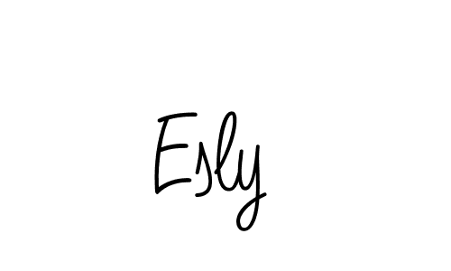 Make a short Esly  signature style. Manage your documents anywhere anytime using Angelique-Rose-font-FFP. Create and add eSignatures, submit forms, share and send files easily. Esly  signature style 5 images and pictures png