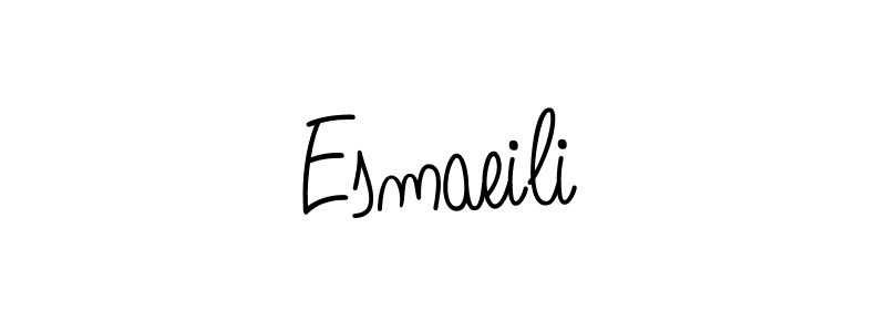 Check out images of Autograph of Esmaeili name. Actor Esmaeili Signature Style. Angelique-Rose-font-FFP is a professional sign style online. Esmaeili signature style 5 images and pictures png