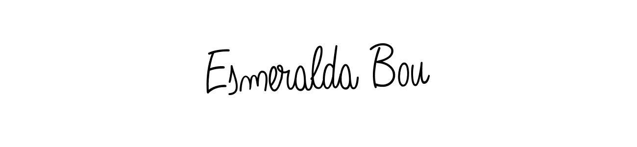 Make a short Esmeralda Bou signature style. Manage your documents anywhere anytime using Angelique-Rose-font-FFP. Create and add eSignatures, submit forms, share and send files easily. Esmeralda Bou signature style 5 images and pictures png
