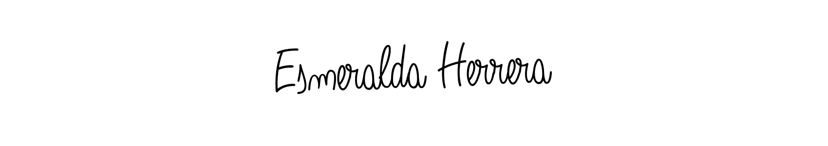 How to make Esmeralda Herrera signature? Angelique-Rose-font-FFP is a professional autograph style. Create handwritten signature for Esmeralda Herrera name. Esmeralda Herrera signature style 5 images and pictures png