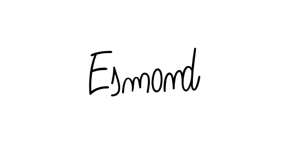 Create a beautiful signature design for name Esmond. With this signature (Angelique-Rose-font-FFP) fonts, you can make a handwritten signature for free. Esmond signature style 5 images and pictures png